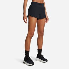 Women's Under Armour Launch Pro 3'' Shorts - Black