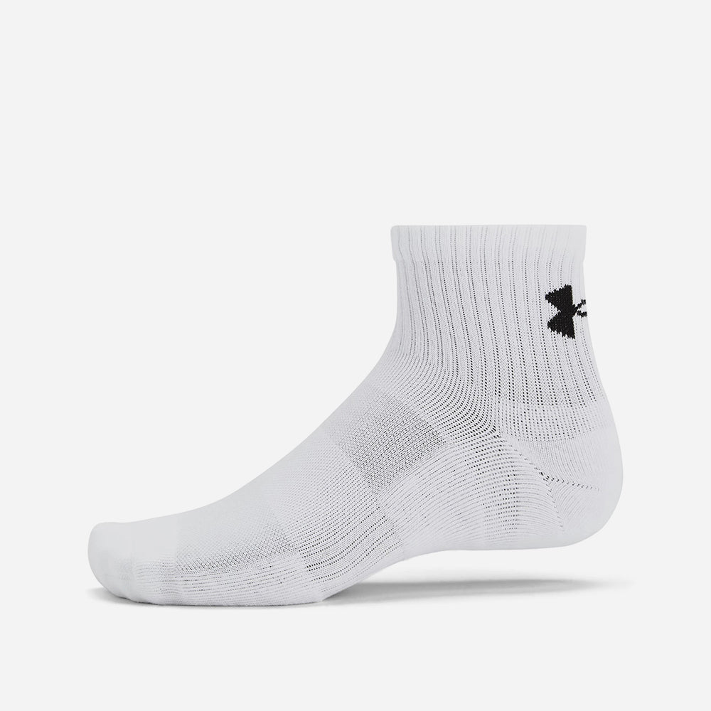 Vớ Thể Thao Under Armour Training Cotton 3-Pack Quarter - Supersports Vietnam