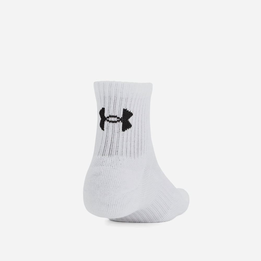 Vớ Thể Thao Under Armour Training Cotton 3-Pack Quarter - Supersports Vietnam