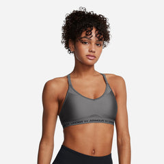 Women's Under Armour Crossback Low Light-Support Bra - Gray