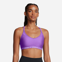 Women's Under Armour Crossback Low Light-Support Bra - Purple