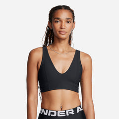 Women's Under Armour Rib Bralette Light-Support Bra - Black