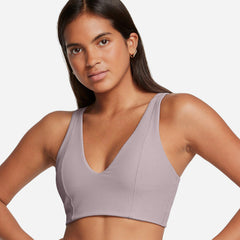 Women's Under Armour Rib Bralette Light-Support Bra - Purple