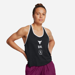 Women's Under Armour Badge Of Honor Tank - Black