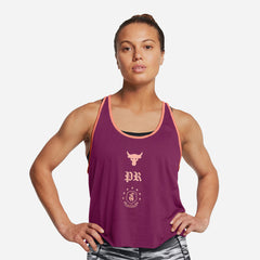 Women's Under Armour Badge Of Honor Tank - Purple