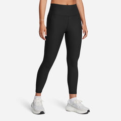 Women's Under Armour Rib Ankle Fulltights - Black