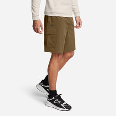 Men's Under Armour Vibe Woven Cargo Shorts - Brown