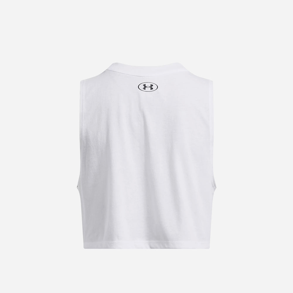 Áo Ba Lỗ Nữ Under Armour Cropped Logo - Supersports Vietnam