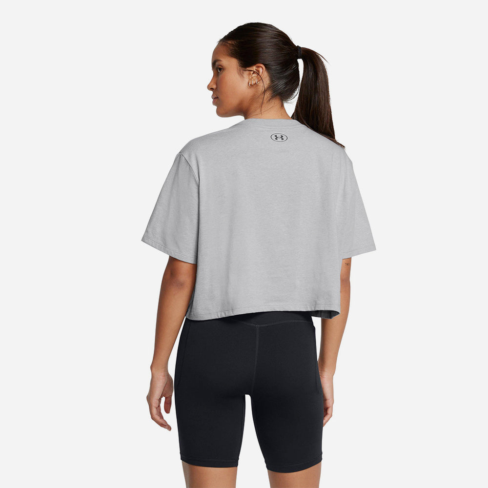 Áo Thun Nữ Under Armour Boxy Crop Branded - Supersports Vietnam