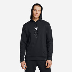 Men's Under Armour Rival Fleece Hoodies - Black