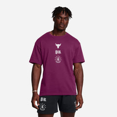 Men's Under Armour Terry T-Shirt - Purple