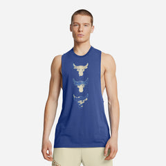 Men's Under Armour Three Tank - Blue