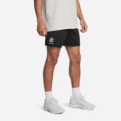 Quần Ngắn Bóng Rổ Nam Under Armour Splash - Đen