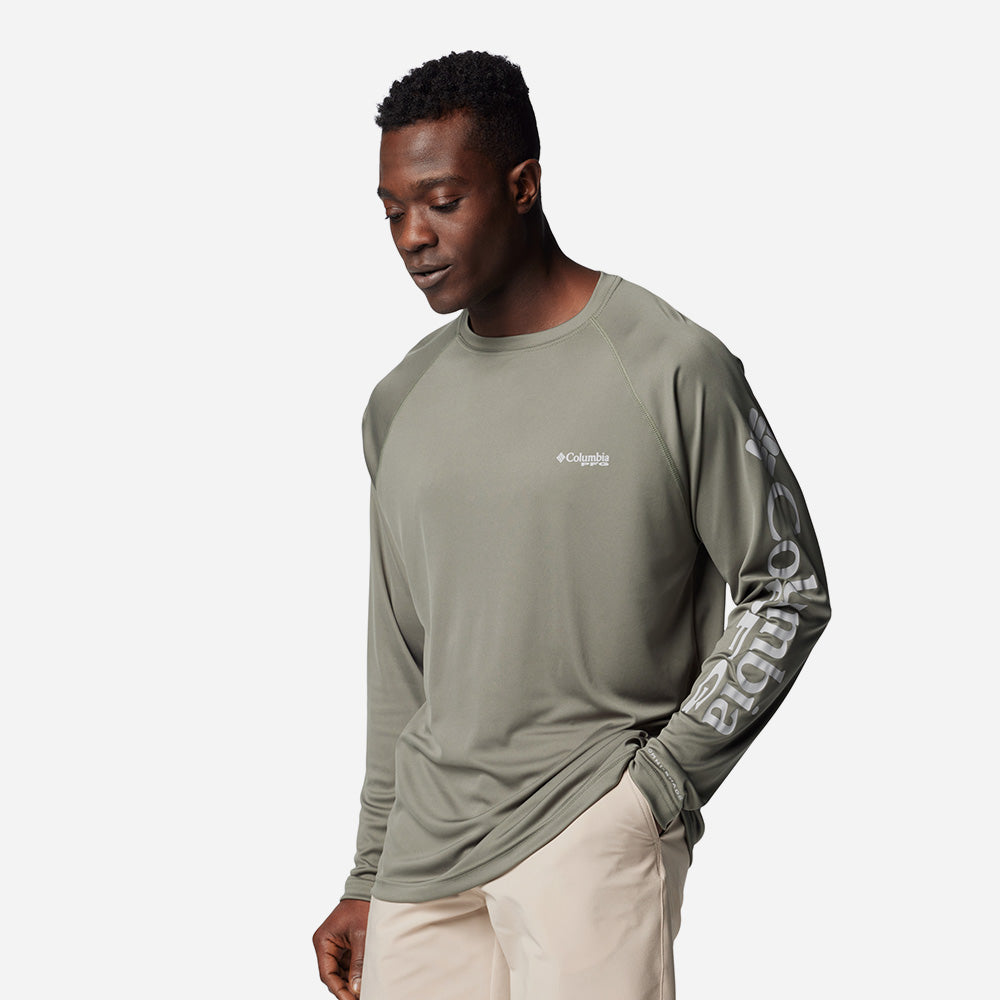 Áo Thun Dài Tay Nam Columbia Terminal Tackle™ - Xám - Supersports Vietnam
