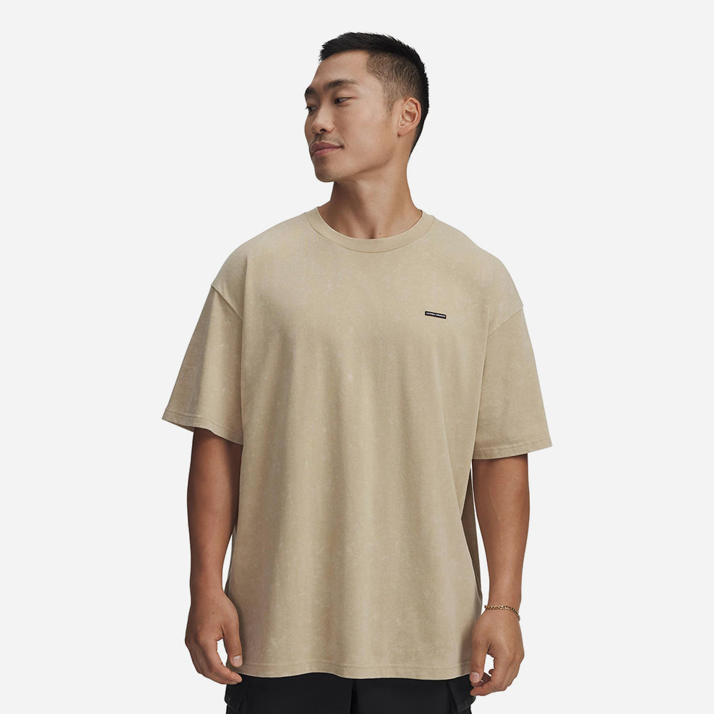 Áo Thun Tay Ngắn Nam Under Armour Heavyweight Logo Wash Oversized - Supersports Vietnam