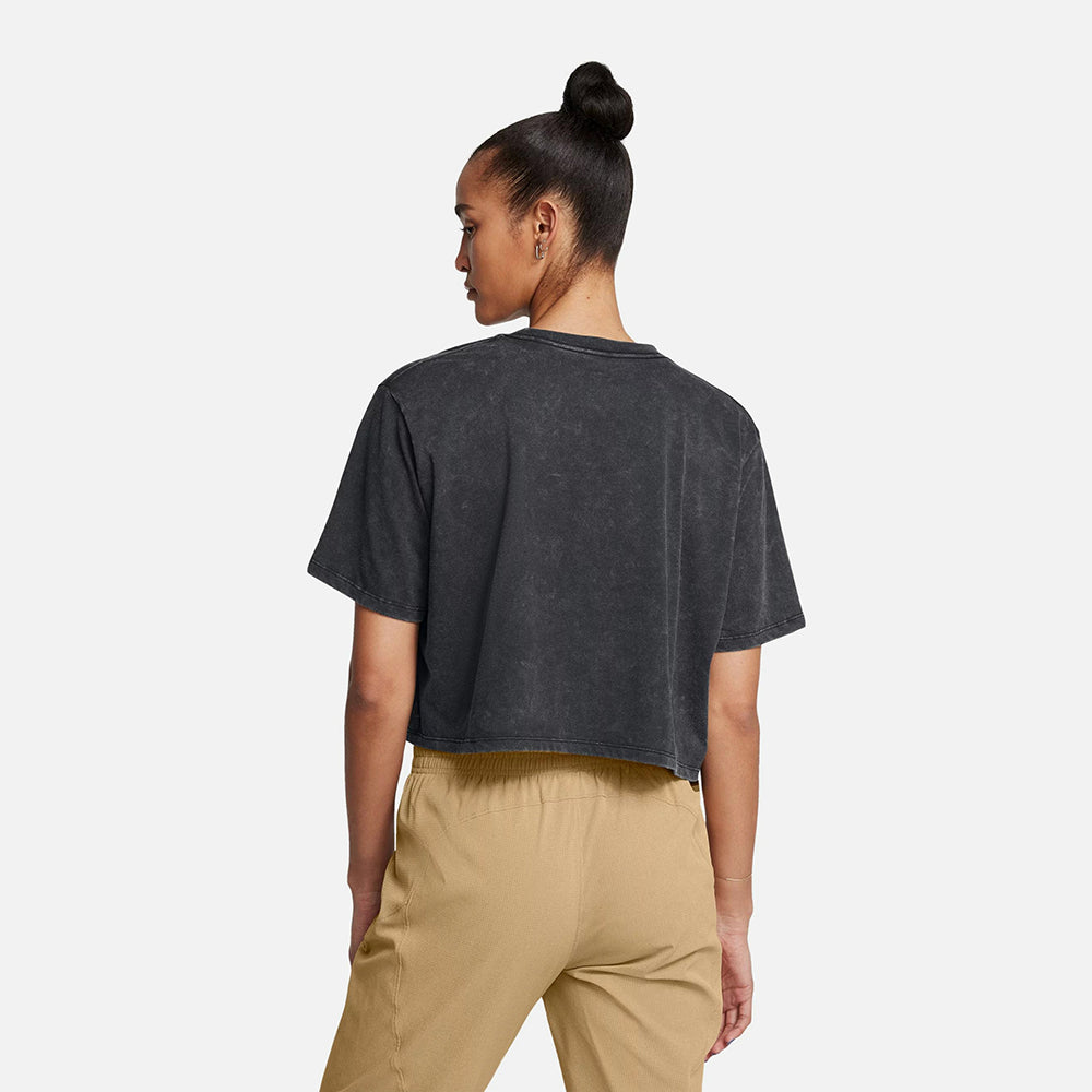 Áo Thun Nữ Under Armour Wash Logo Boxy Crop - Supersports Vietnam