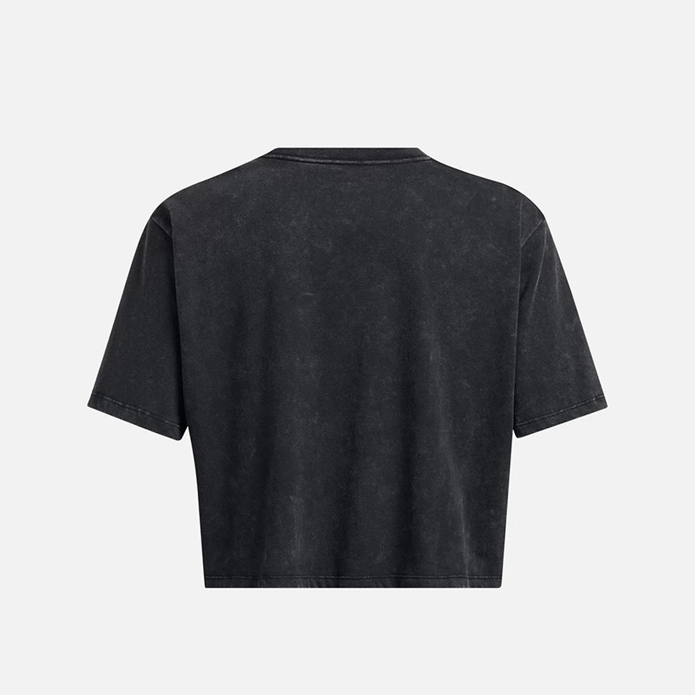 Áo Thun Nữ Under Armour Wash Logo Boxy Crop - Supersports Vietnam