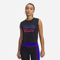 Women's Under Armour Project Rock Iron Paradise Atlet Tank - Black