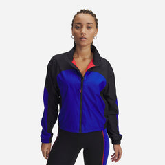 Women's Under Armour Project Rock Woven Top Jacket - Black