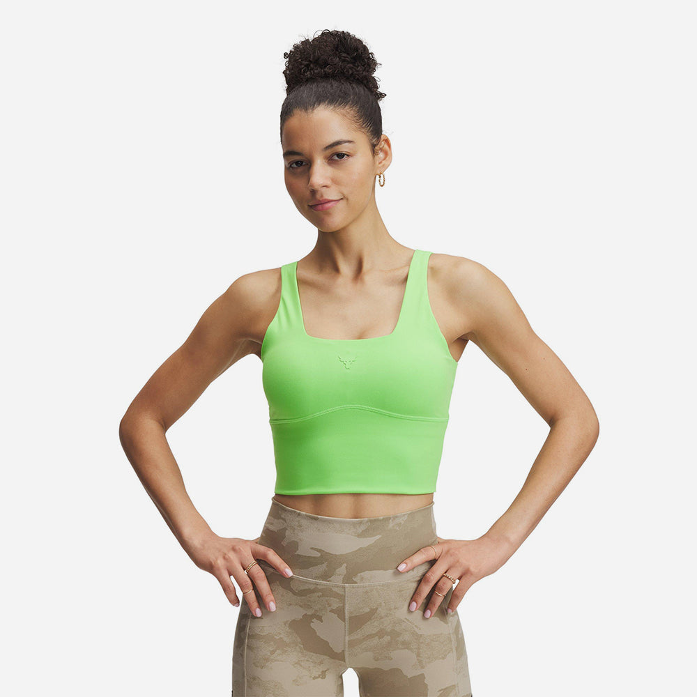 Áo Bra Thể Thao Nữ Under Armour Project Rock Fitted Bra - Supersports Vietnam
