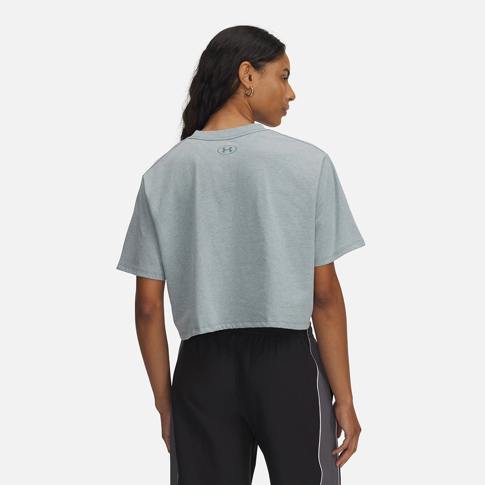 Áo Thun Nữ Under Armour Boxy Crop Logo - Supersports Vietnam