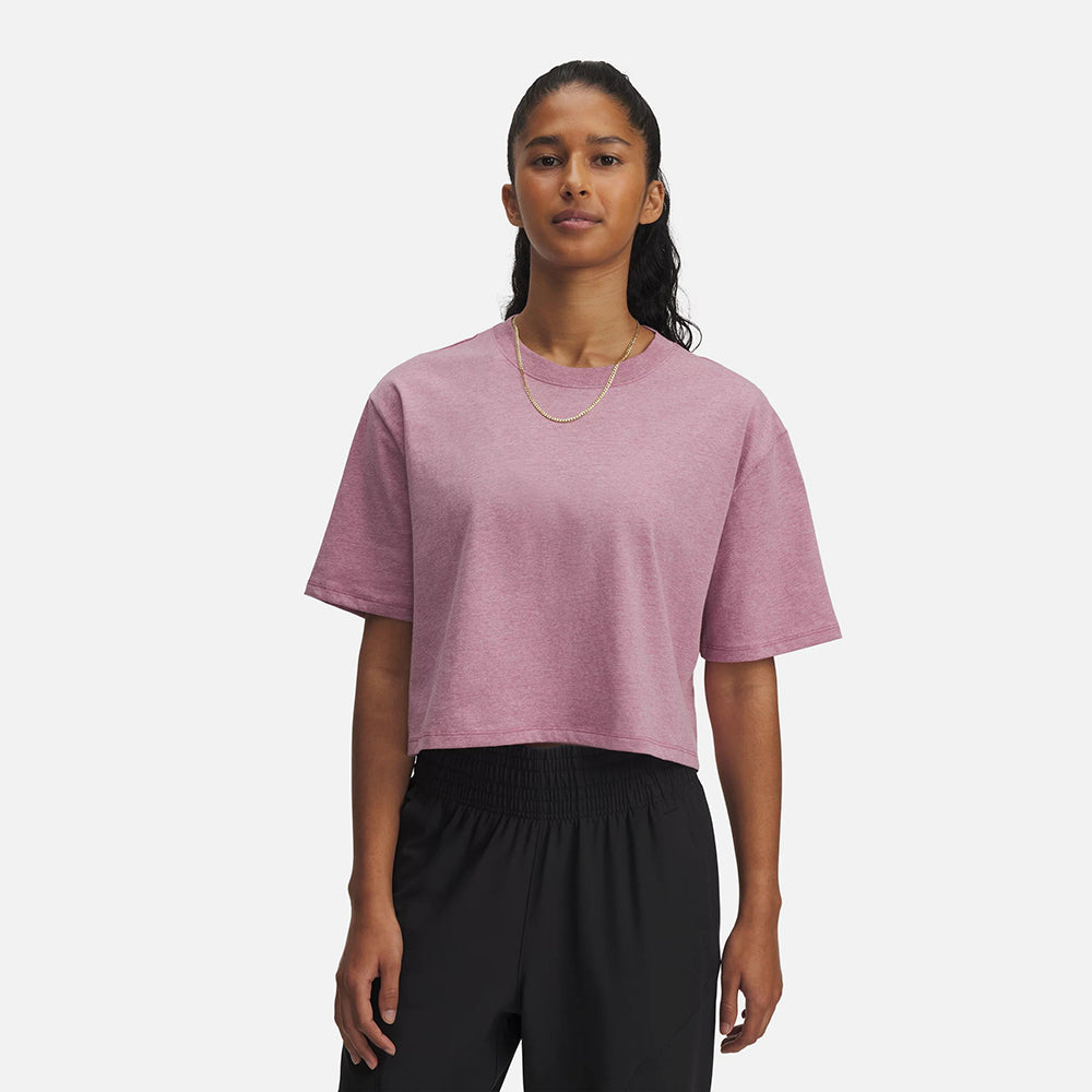 Áo Thun Nữ Under Armour Boxy Crop Logo - Supersports Vietnam