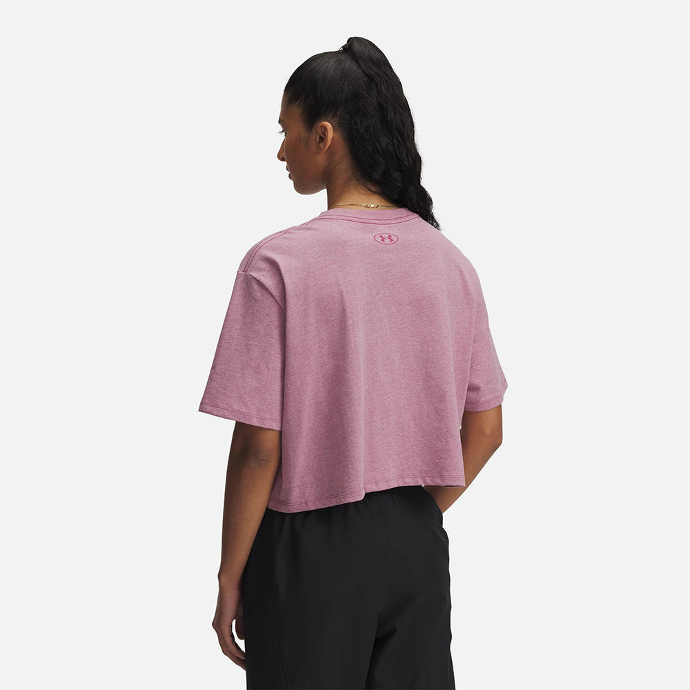 Áo Thun Nữ Under Armour Boxy Crop Logo - Supersports Vietnam
