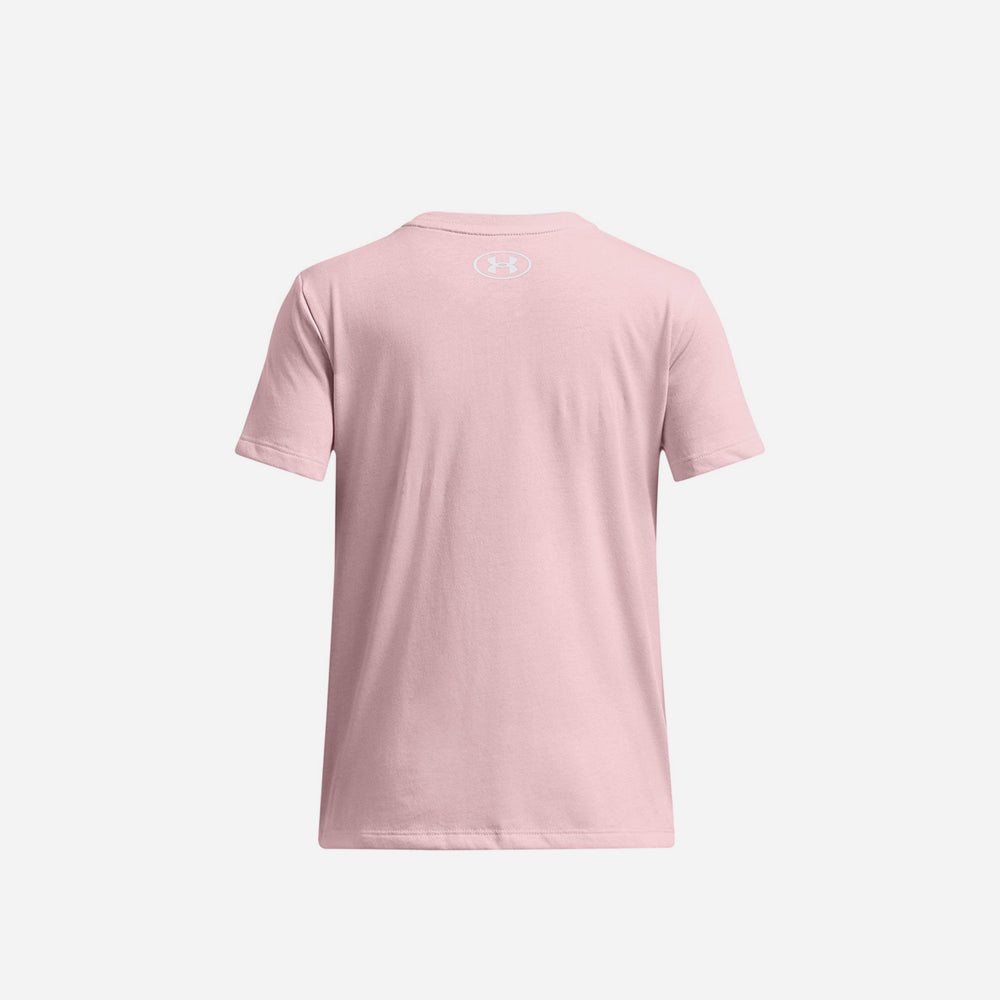 Áo Thun Tay Ngắn Bé Gái Under Armour Big Logo Short Sleeve - Supersports Vietnam