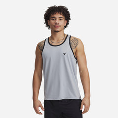 Men's Under Armour Project Rock Mesh Tank - Gray