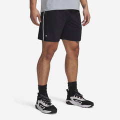 Men's Under Armour Project Rock Mesh Shorts - Black