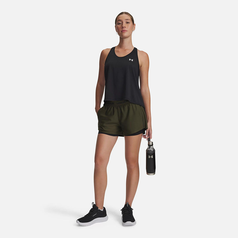 Quần Ngắn Thể Thao Nữ Under Armour Tech Play Up 2In1 - Supersports Vietnam