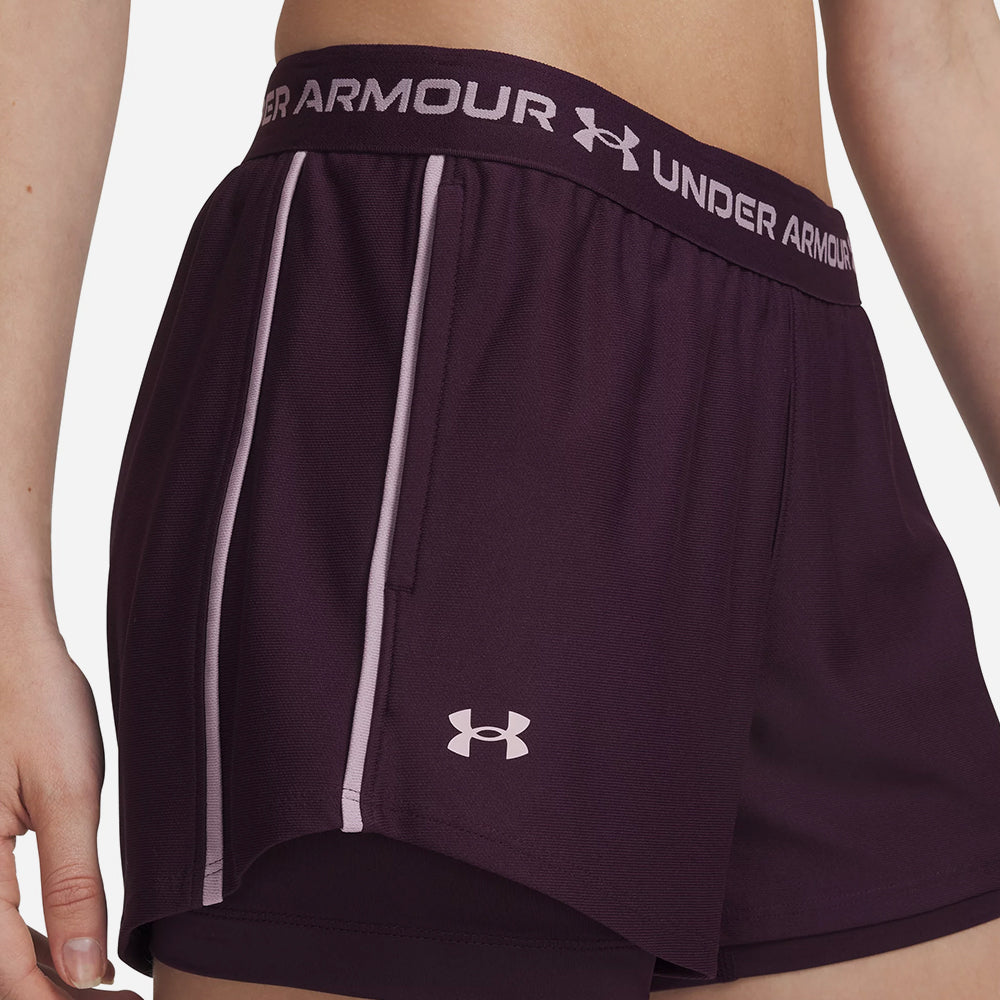Quần Ngắn Thể Thao Nữ Under Armour Tech Play Up 2In1 - Supersports Vietnam