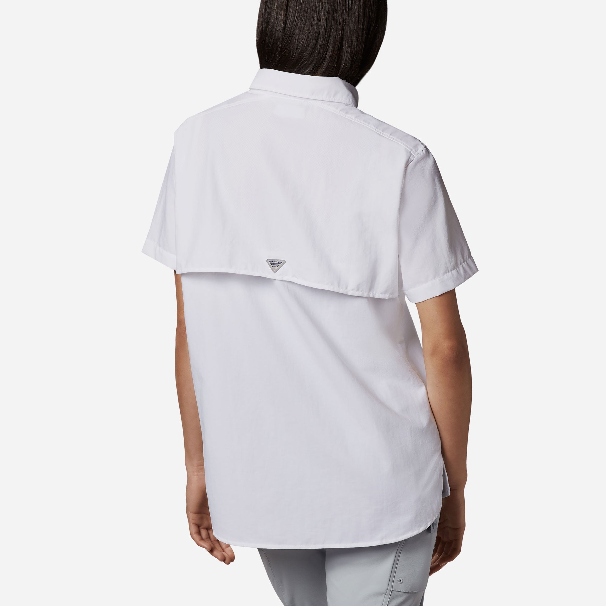 Áo Sơ Mi Ngắn Tay Chống Nắng Nữ Columbia Womens Bahama™ - Trắng - Supersports Vietnam