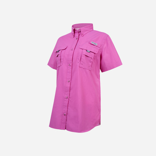 Women's Columbia Bahama™ Short Sleeve Shirt - Pink