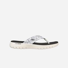 Dép Xỏ Ngón Nữ Skechers On-The-Go Flex - Xám - Supersports Vietnam