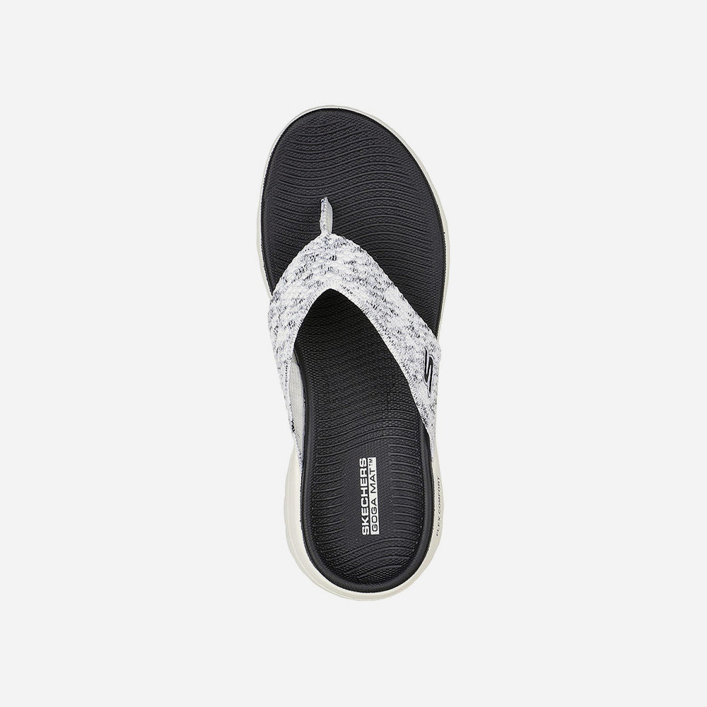 Dép Xỏ Ngón Nữ Skechers On-The-Go Flex - Xám - Supersports Vietnam