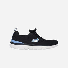 Giày Sneaker Nữ Skechers Summits - Đen