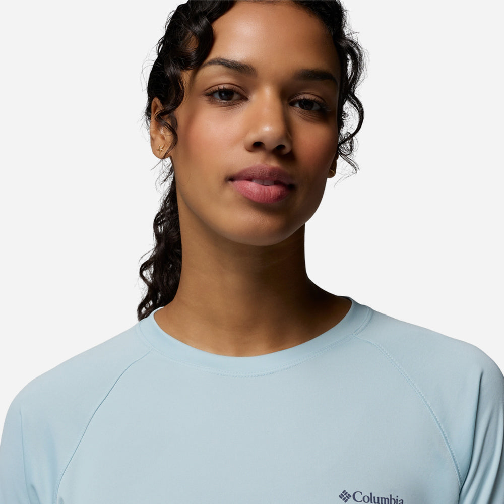Áo Thun Nữ Columbia Tidal Tee™ Ii Long Sleeve - Xanh Dương - Supersports Vietnam