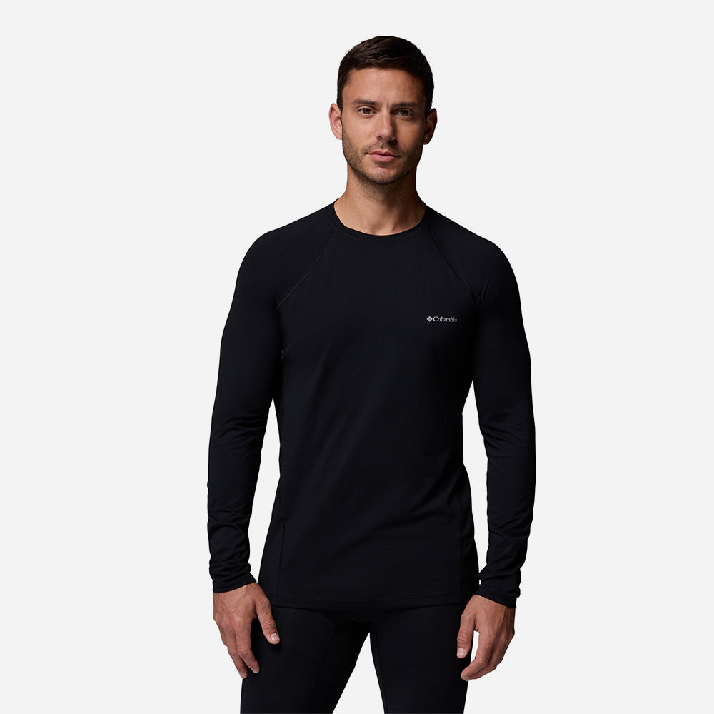Áo Thun Giữ Nhiệt Nam Columbia Midweight Stretch Long Sleeve Baselayer - Đen - Supersports Vietnam