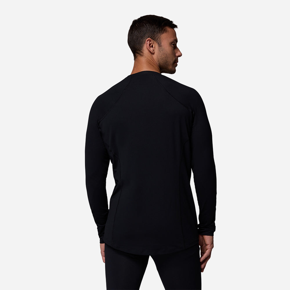 Áo Thun Giữ Nhiệt Nam Columbia Midweight Stretch Long Sleeve Baselayer - Đen - Supersports Vietnam