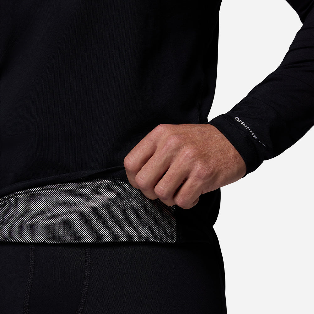 Áo Thun Giữ Nhiệt Nam Columbia Midweight Stretch Long Sleeve Baselayer - Đen - Supersports Vietnam