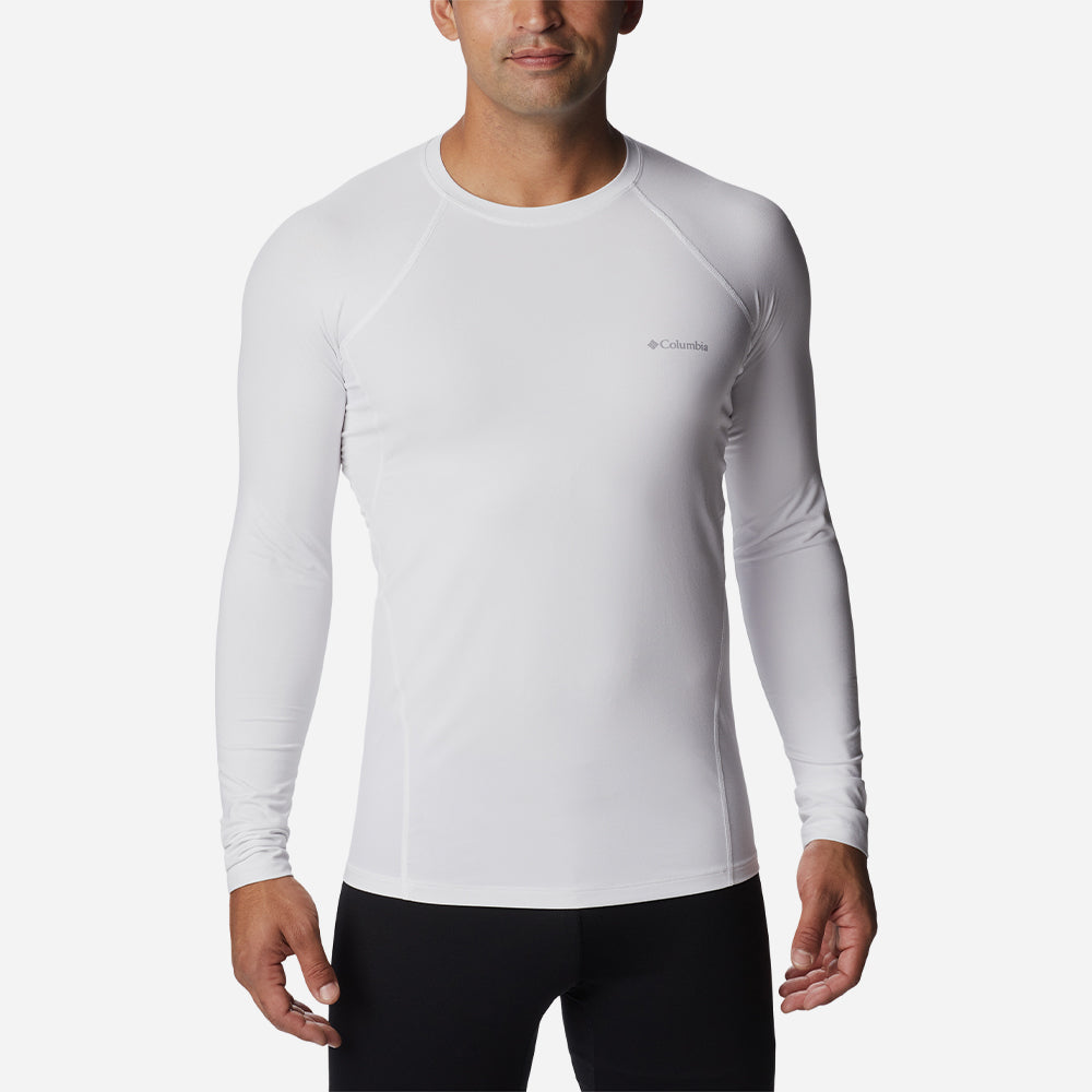 Áo Thun Giữ Nhiệt Nam Columbia Midweight Stretch Long Sleeve - Trắng - Supersports Vietnam