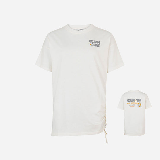 Women's O'Neill Stream Adjustable Long T-Shirt - White