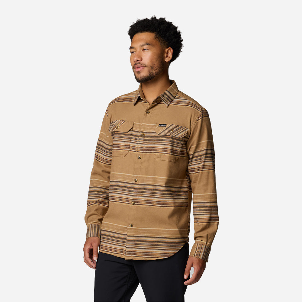 Áo Sơ Mi Tay Dài Nam Columbia Flare Gun™ Stretch Flannel - Nâu - Supersports Vietnam
