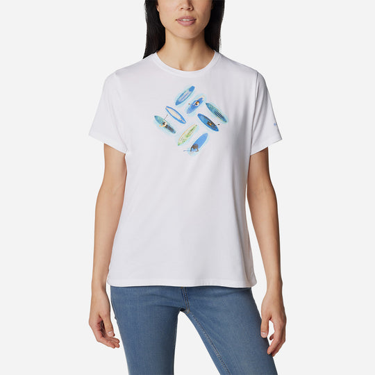 Women's Columbia Sun Trek™ Graphic T-Shirt - White