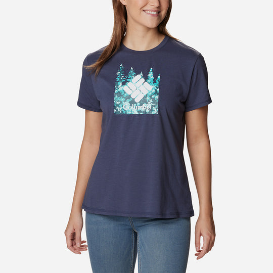 Women's Columbia Sun Trek™ Graphic T-Shirt - Navy