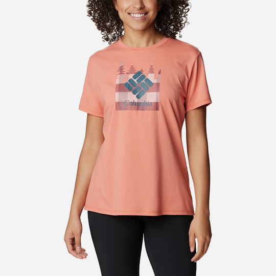 Women's Columbia Sun Trek™ Graphic T-Shirt - Orange