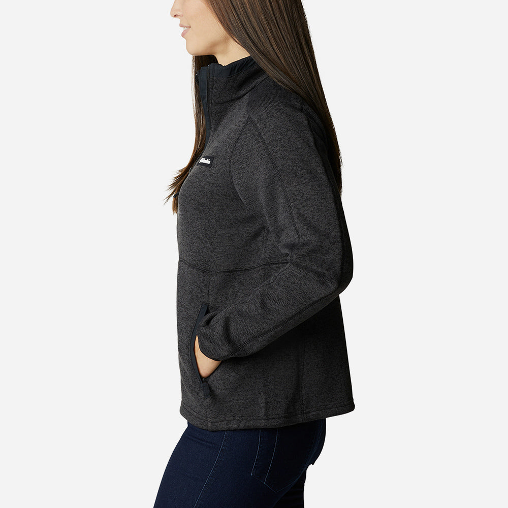 Áo Khoác Nữ Columbia W Sweater Weather™ Full Zip - Đen - Supersports Vietnam