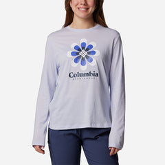 Women's Columbia Columbia Trek™ Relaxed Long Sleeve Tee - Purple