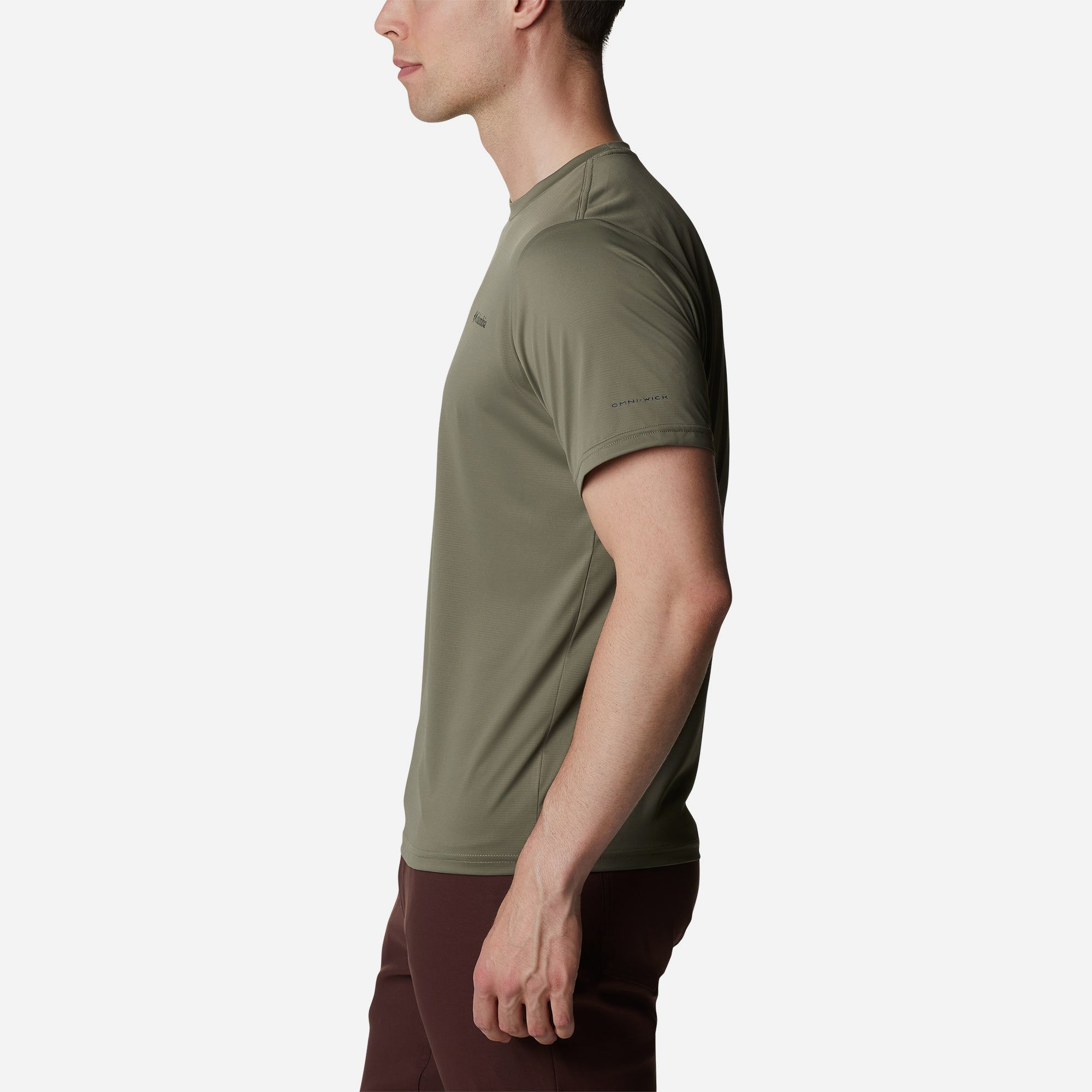 Áo Thun Ngắn Tay Nhanh Khô Nam Columbia Hike™ Crew - Xanh Quân Đội - Supersports Vietnam